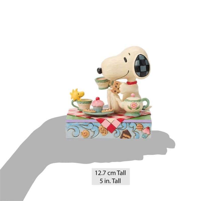 Snoopy Tea And Sweets Figurine Peanuts by Jim Shore