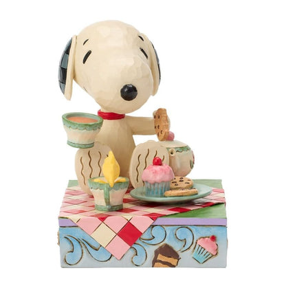 Snoopy Tea And Sweets Figurine Peanuts by Jim Shore