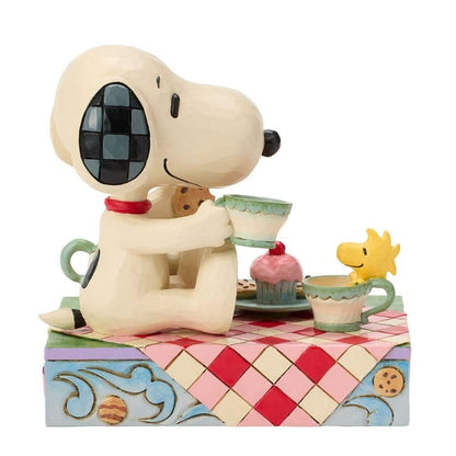 Snoopy Tea And Sweets Figurine Peanuts by Jim Shore