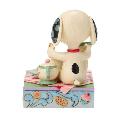 Snoopy Tea And Sweets Figurine Peanuts by Jim Shore