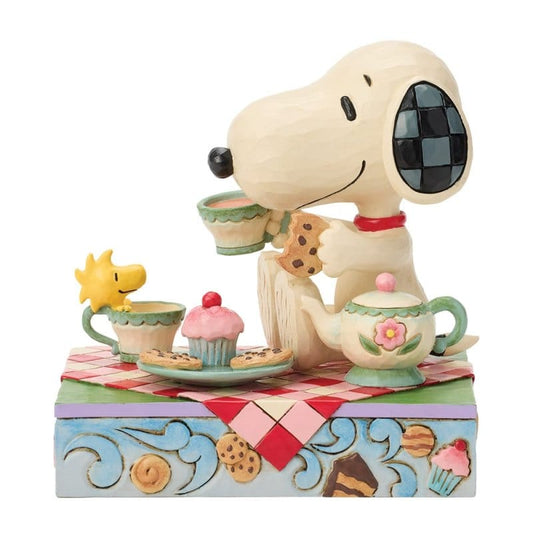 Snoopy Tea And Sweets Figurine Peanuts by Jim Shore