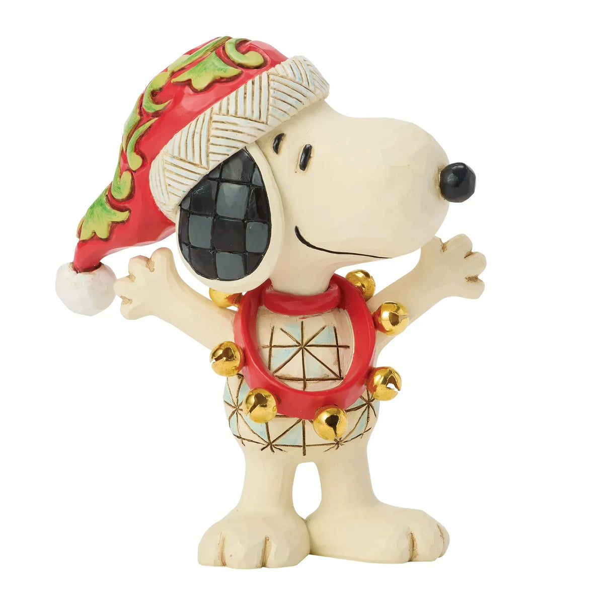 Snoopy with Bells Mini Figurine Peanuts By Jim Shore 6018689
