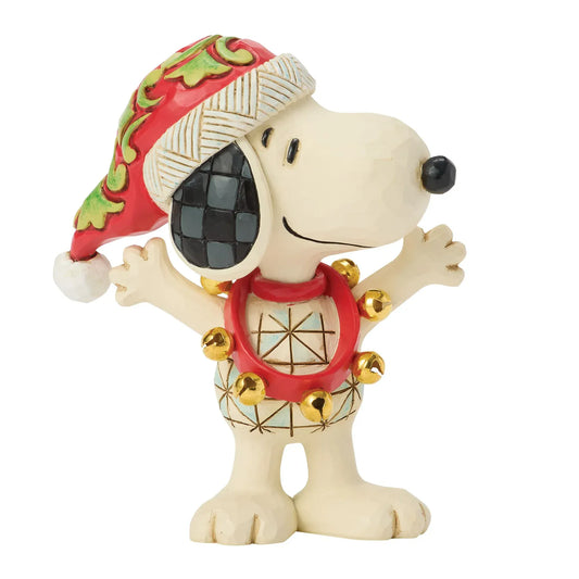 Snoopy with Bells Mini Figurine Peanuts By Jim Shore 6018689