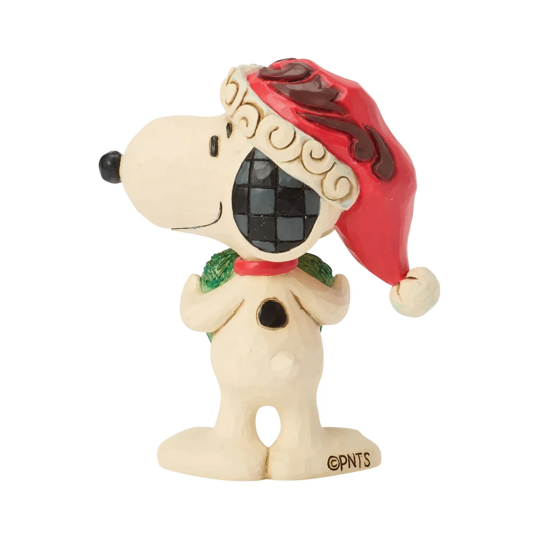 Snoopy with Heart Wreath Mini Figurine Peanuts By Jim Shore 6018690