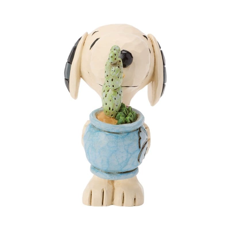 Snoopy With Plant Mini Figurine Peanuts by Jim Shore