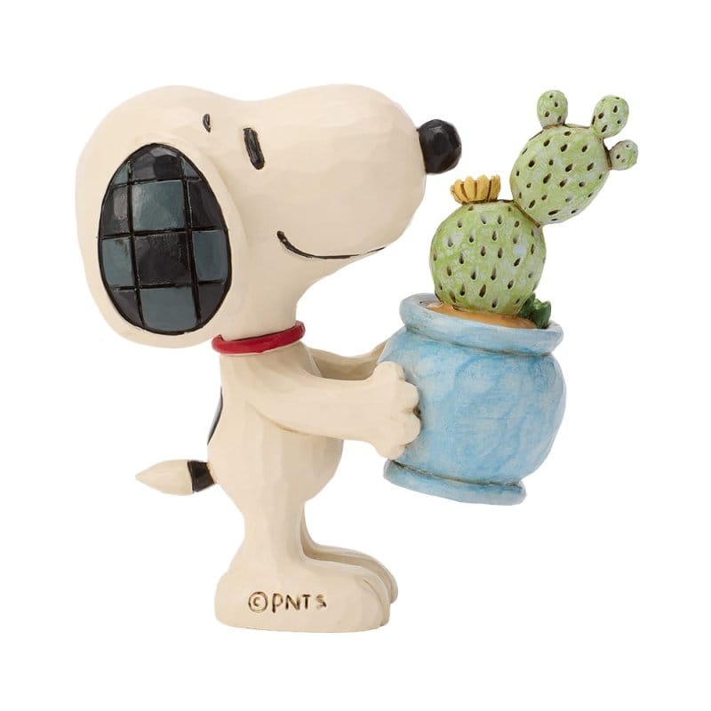 Snoopy With Plant Mini Figurine Peanuts by Jim Shore