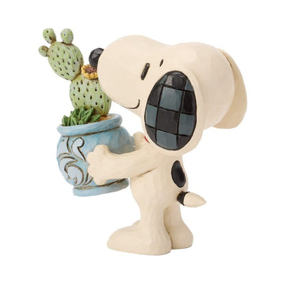 Snoopy With Plant Mini Figurine Peanuts by Jim Shore