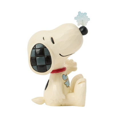Snoopy with Snowflake on Nose Mini Figurine Peanuts By Jim Shore 6018685