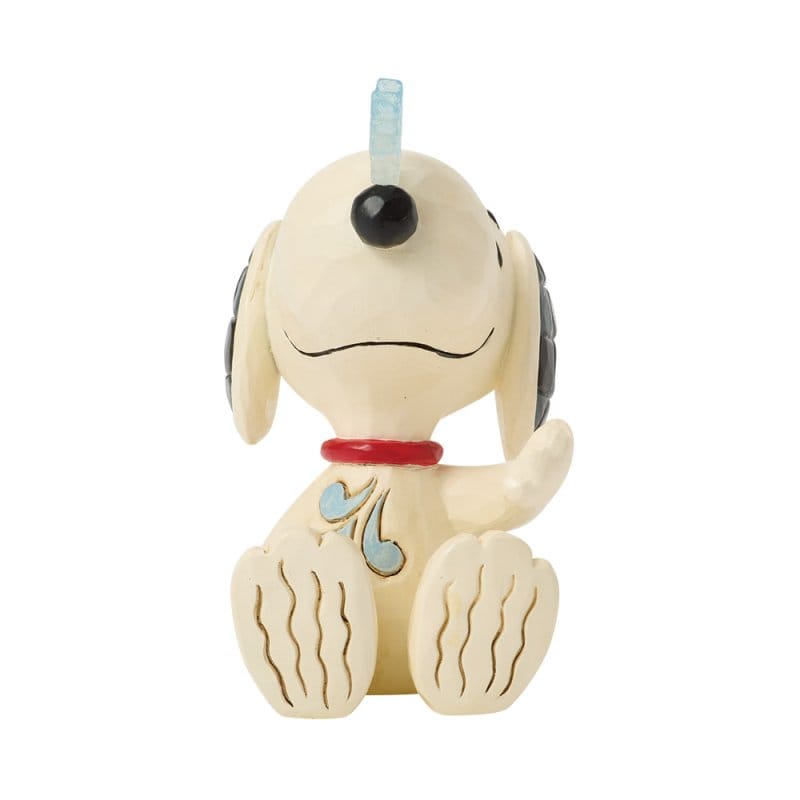 Snoopy with Snowflake on Nose Mini Figurine Peanuts By Jim Shore 6018685