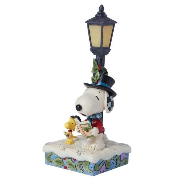 Snoopy & Woodstock Carolling Light-up Figurine by Jim Shore 6015032