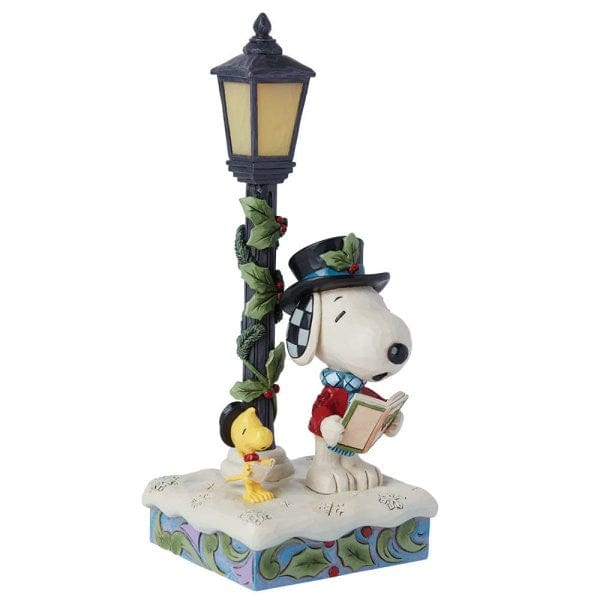 Snoopy & Woodstock Carolling Light-up Figurine by Jim Shore 6015032