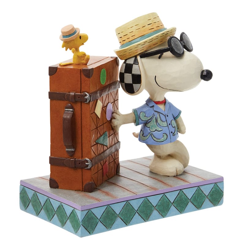 Snoopy & Woodstock Vacation "Traveling Pals" Jim Shore Peanuts Figurine