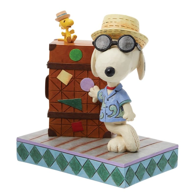 Snoopy & Woodstock Vacation "Traveling Pals" Jim Shore Peanuts Figurine