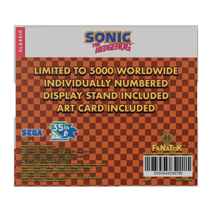 Sonic The Hedgehog Original Intro Logo Medallion