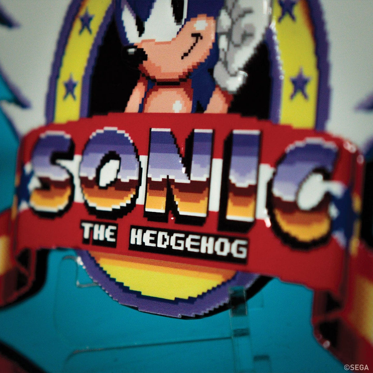 Sonic The Hedgehog Original Intro Logo Medallion