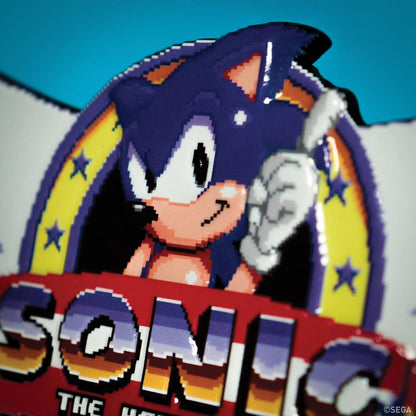 Sonic The Hedgehog Original Intro Logo Medallion