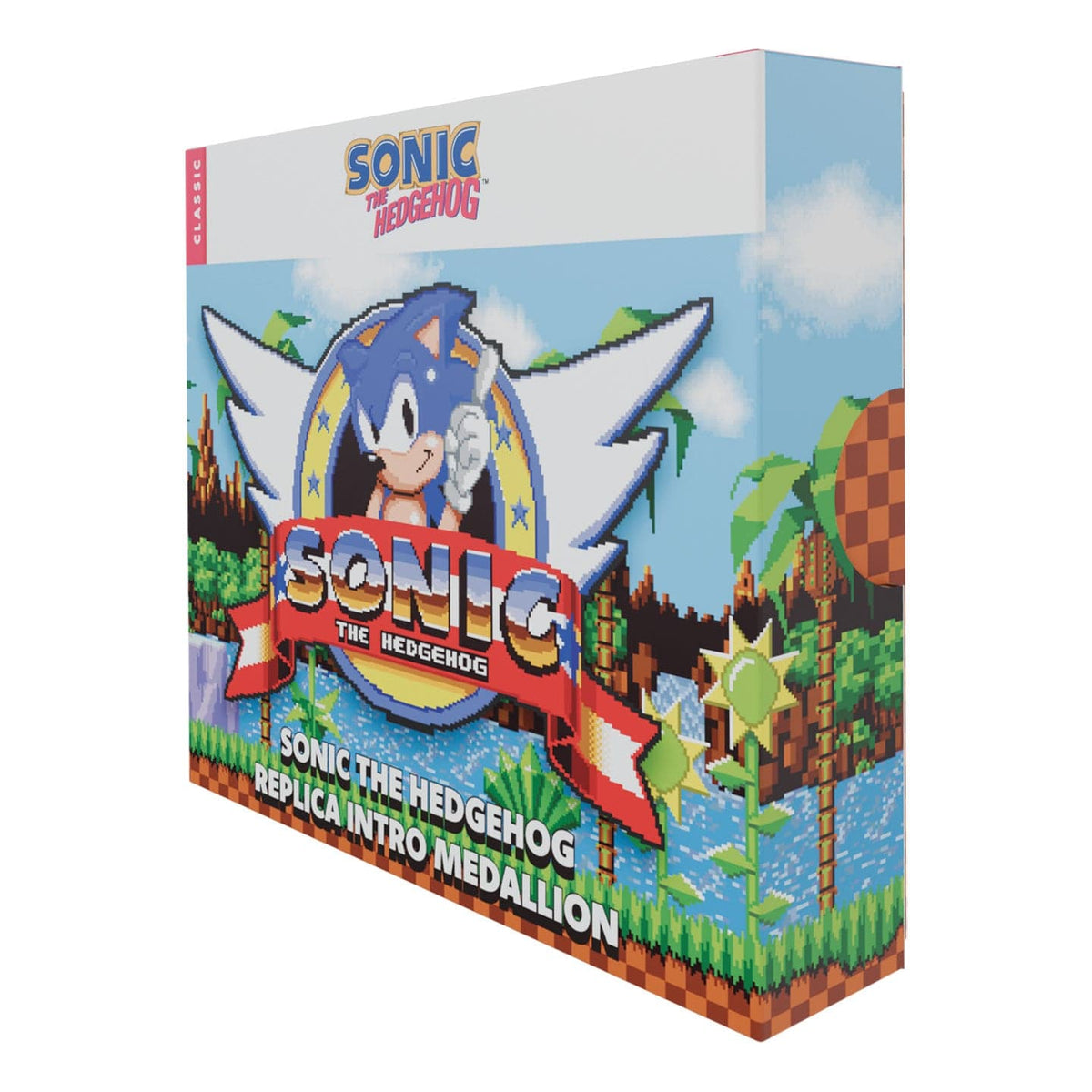 Sonic The Hedgehog Original Intro Logo Medallion