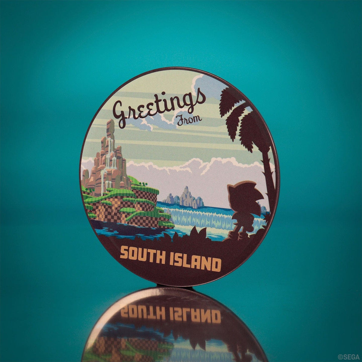 Sonic The Hedgehog Set of 4 Location Coasters