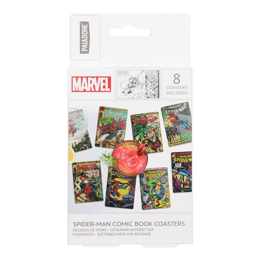 Spiderman Comic Book Coasters By Paladone