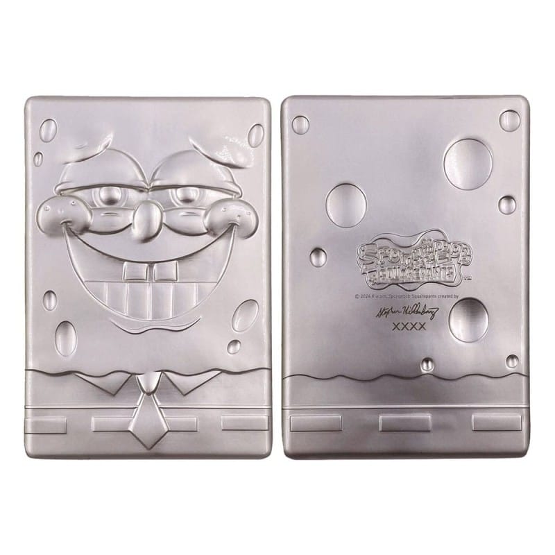 SpongeBob SquarePants 25th Anniversary .999 Silver Plated Ingot