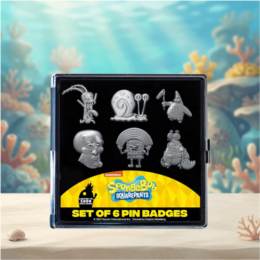 Spongebob Squarepants Set Of 6 Limited Edition Badges