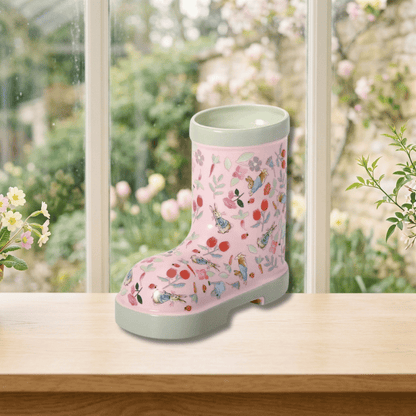 Spring Bloom Wellington Boot Shaped Candle By Peter Rabbit Home Fragrance