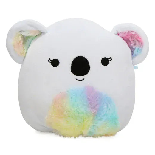 Squishmallow 7.5" Maura The Light Blue Koala With Fuzzy Rainbow Belly Plush