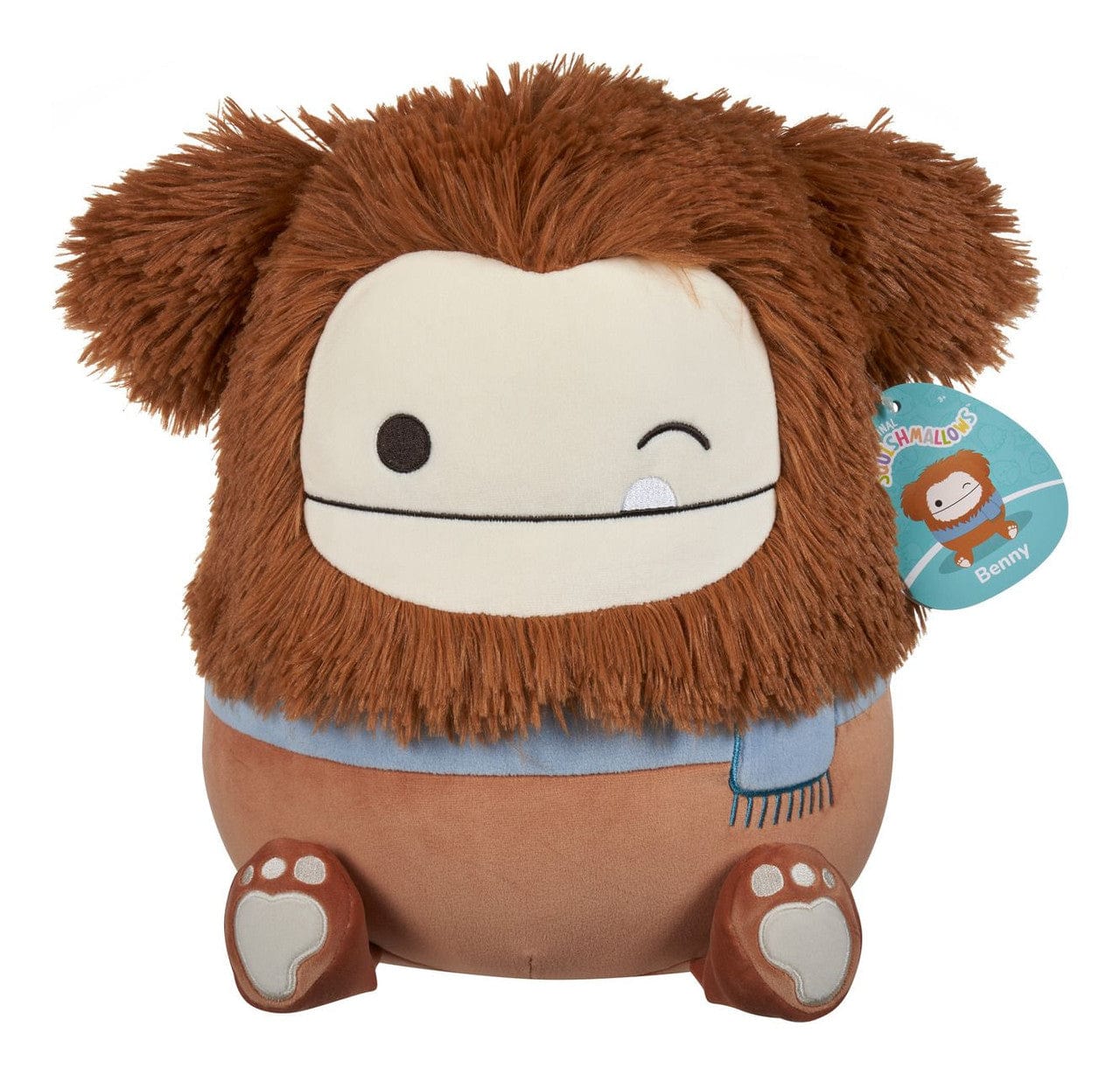 Squishmallows 12” Benny The Winking Bigfoot