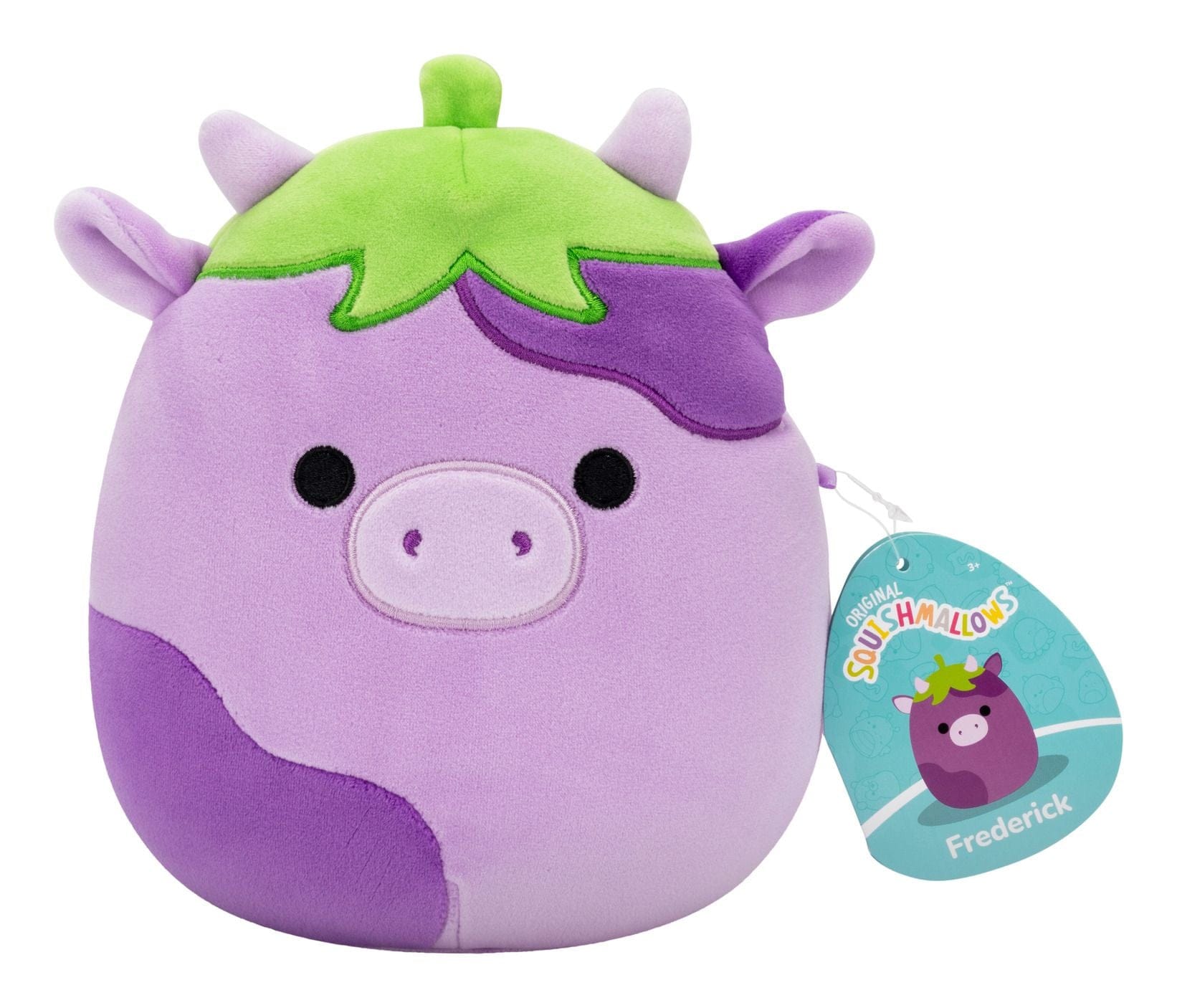 Squishmallows 7.5" plush Frederick The Eggplant Cow