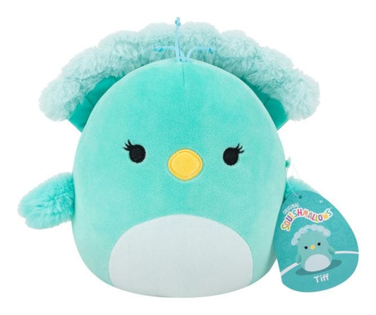 Squishmallows 7.5" Plush Tiffany The Blue Peakcock