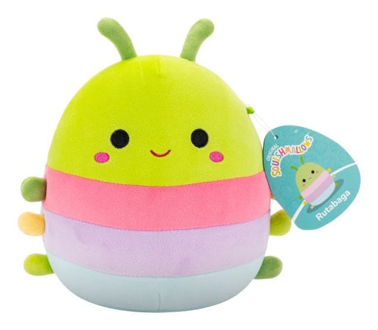 Squishmallows 7.5" Rutabaga The Multi-Coloured Striped Caterpillar Plush