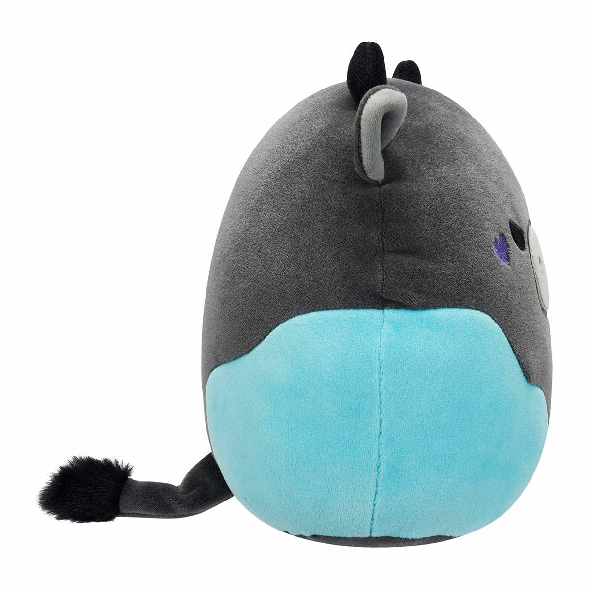 Squishmallows 7.5" Valentines Smithereens The Charcoal Cow with Melting Heart