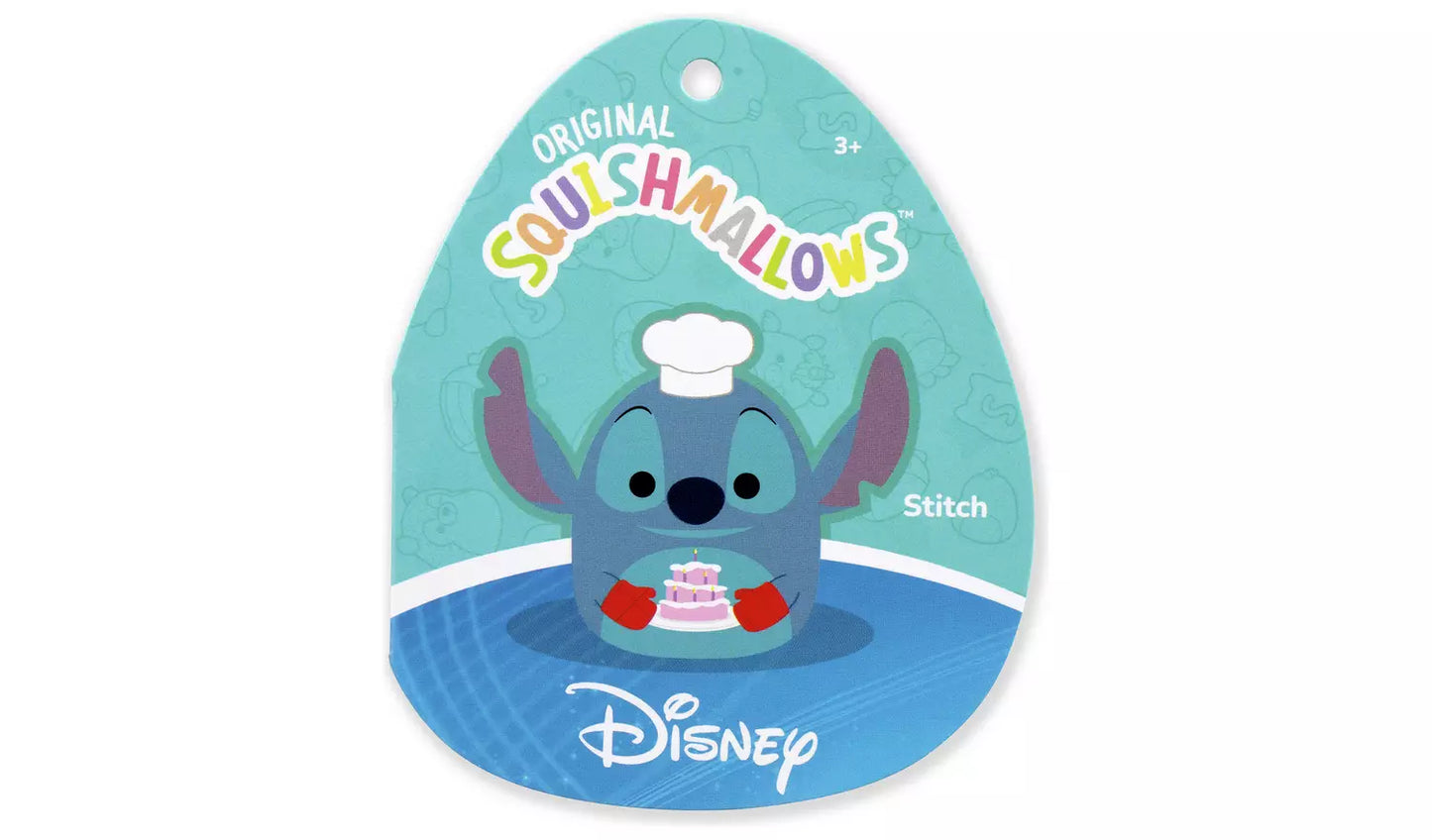 Squishmallows 8" Disney Chef Stitch with Cake