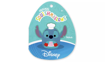 Squishmallows 8" Disney Chef Stitch with Cake