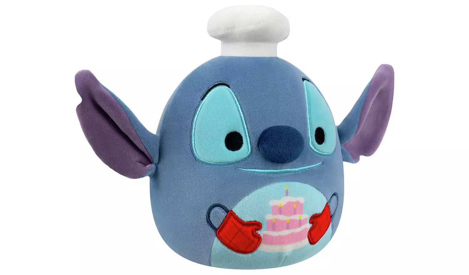 Squishmallows 8" Disney Chef Stitch with Cake