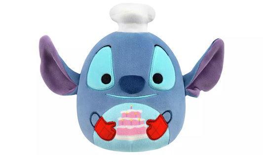 Squishmallows 8" Disney Chef Stitch with Cake