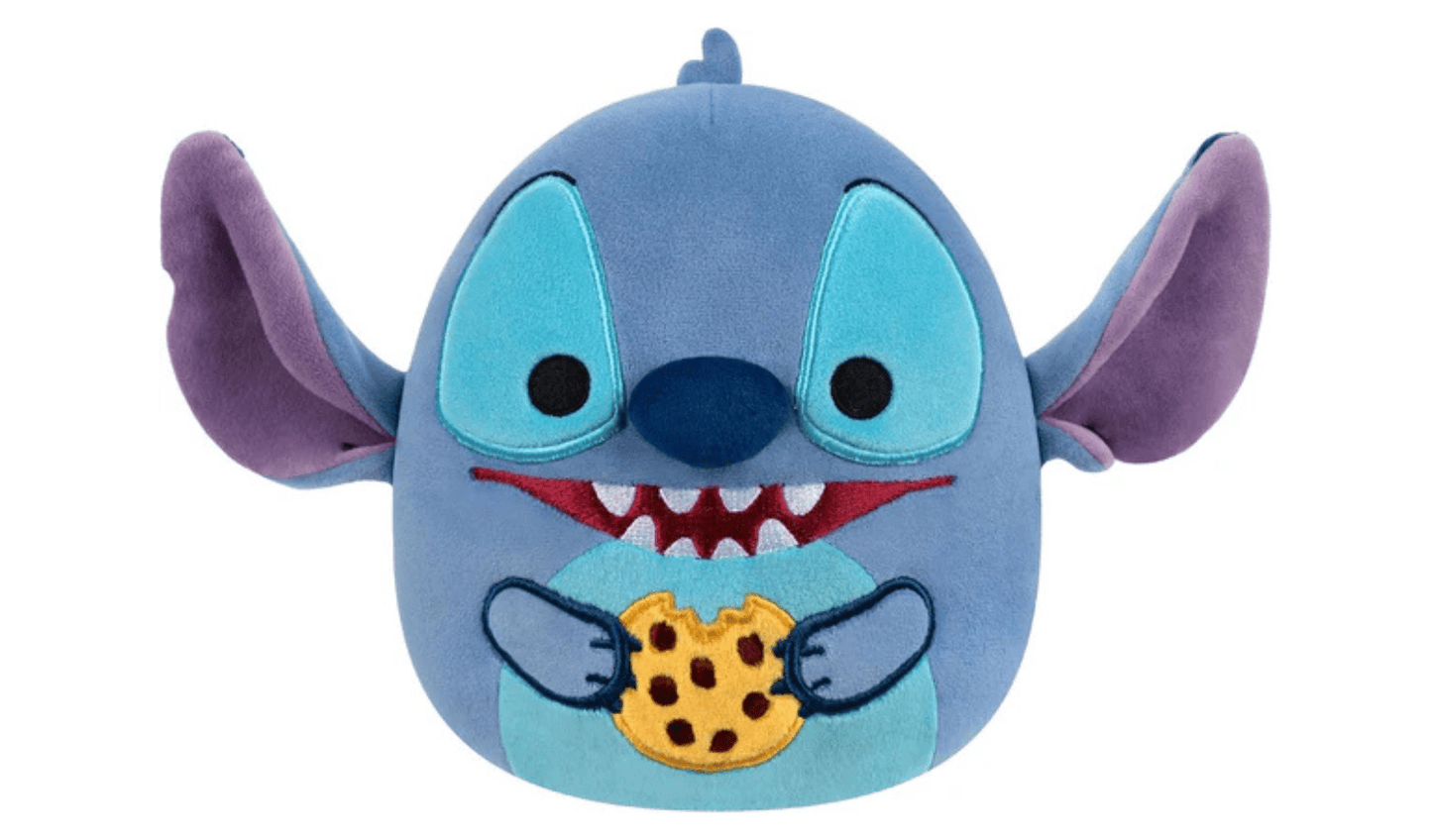 Squishmallows 8" Disney Stitch with Chocolate Chip Cookie