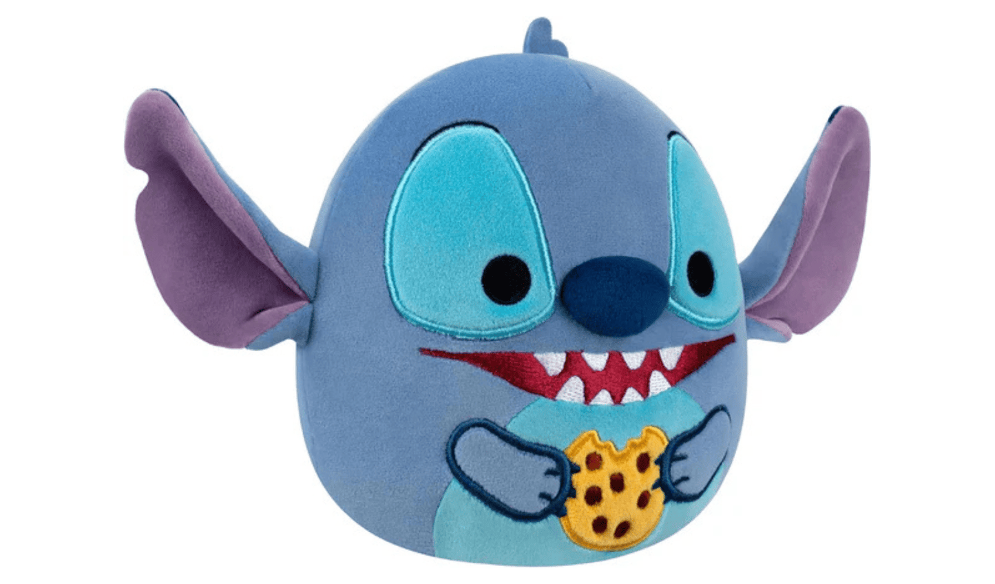 Squishmallows 8" Disney Stitch with Chocolate Chip Cookie