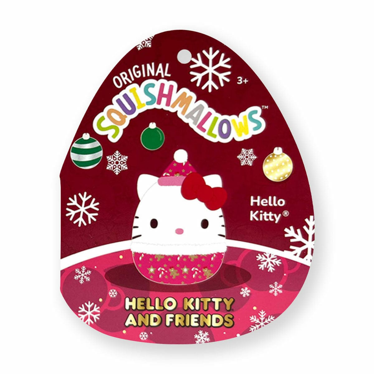 Squishmallows 8" Hello Kitty Christmas Plush