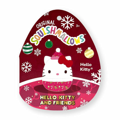 Squishmallows 8" Hello Kitty Christmas Plush