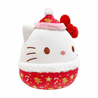 Squishmallows 8" Hello Kitty Christmas Plush
