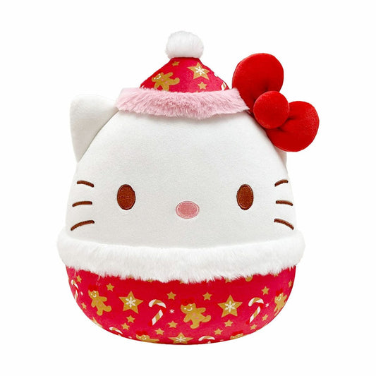 Squishmallows 8" Hello Kitty Christmas Plush
