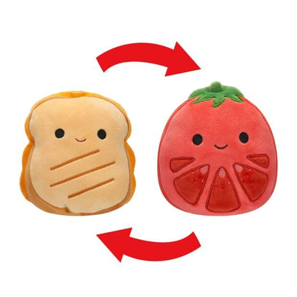 Squishmallows Flip-A-Mallows 5" Lil Gouda & Ritter