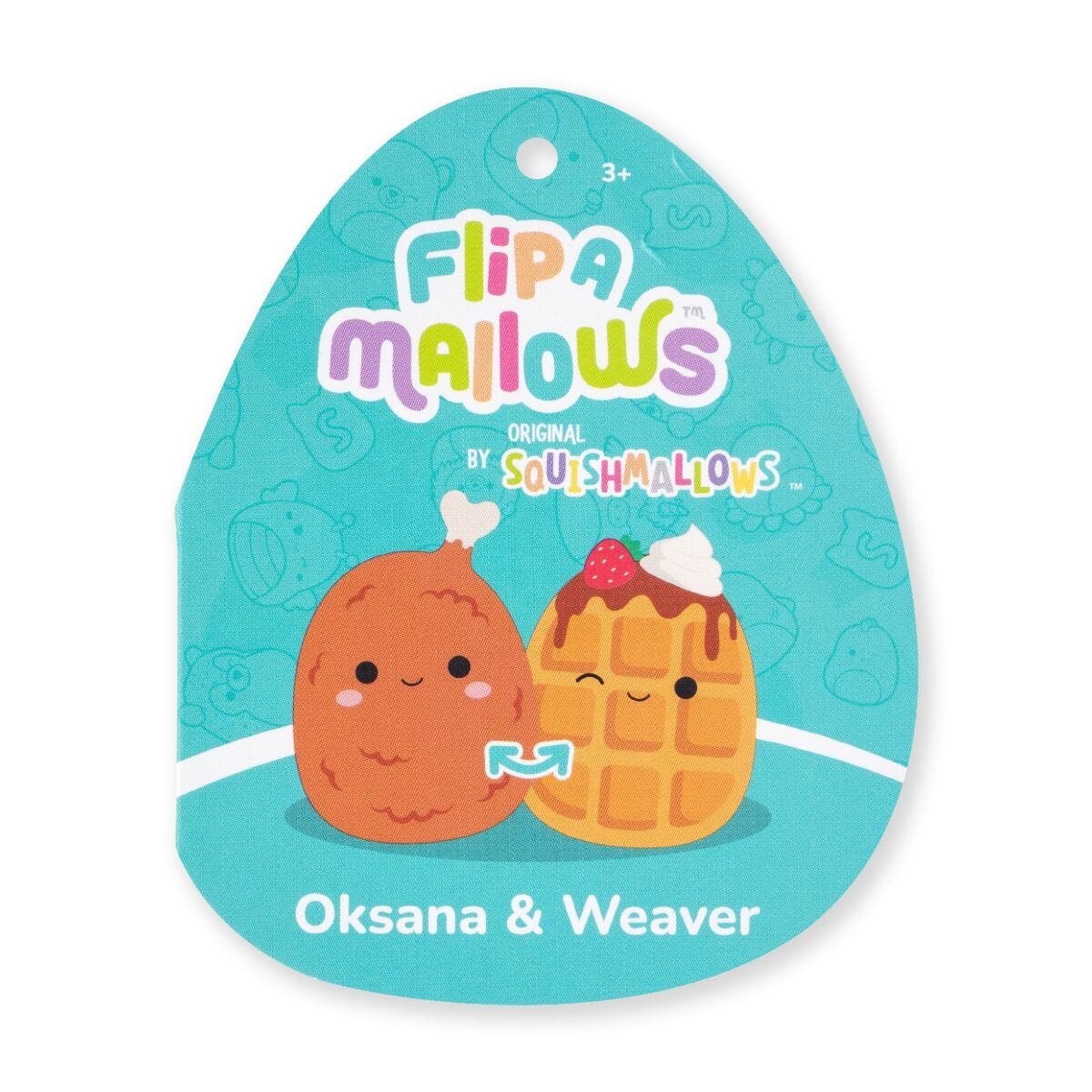 Squishmallows Flip-A-Mallows 5" Oksana & Weaver Plush