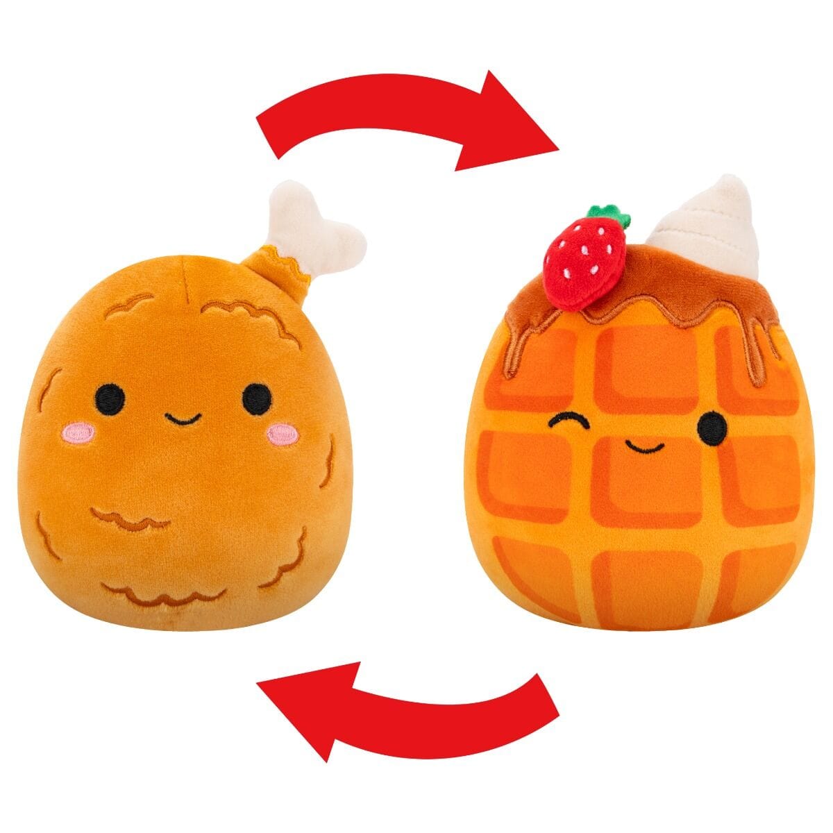 Squishmallows Flip-A-Mallows 5" Oksana & Weaver Plush