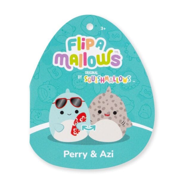Squishmallows Flip-A-Mallows 5" Perry & Azi Plush