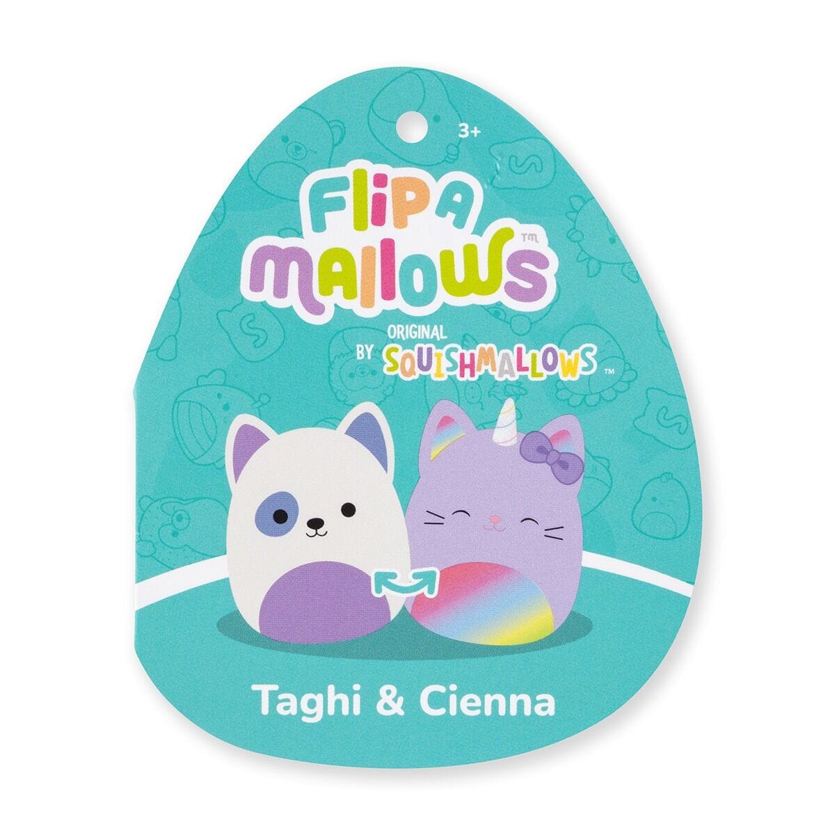 Squishmallows Flip-A-Mallows 5" Taghi & Cienna Plush