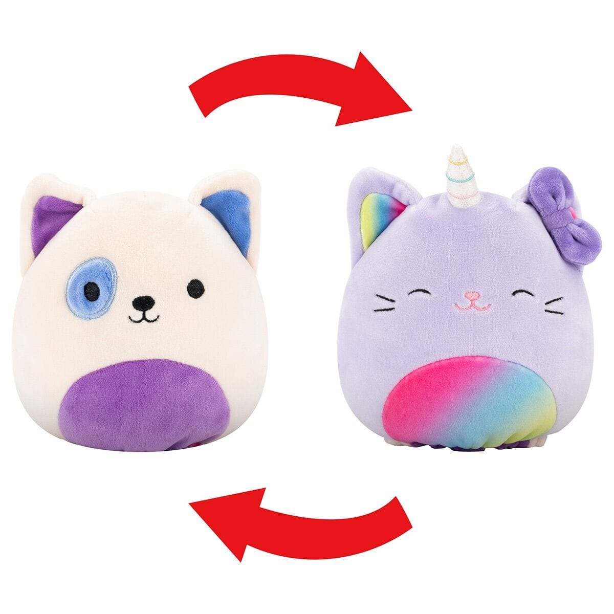 Squishmallows Flip-A-Mallows 5" Taghi & Cienna Plush