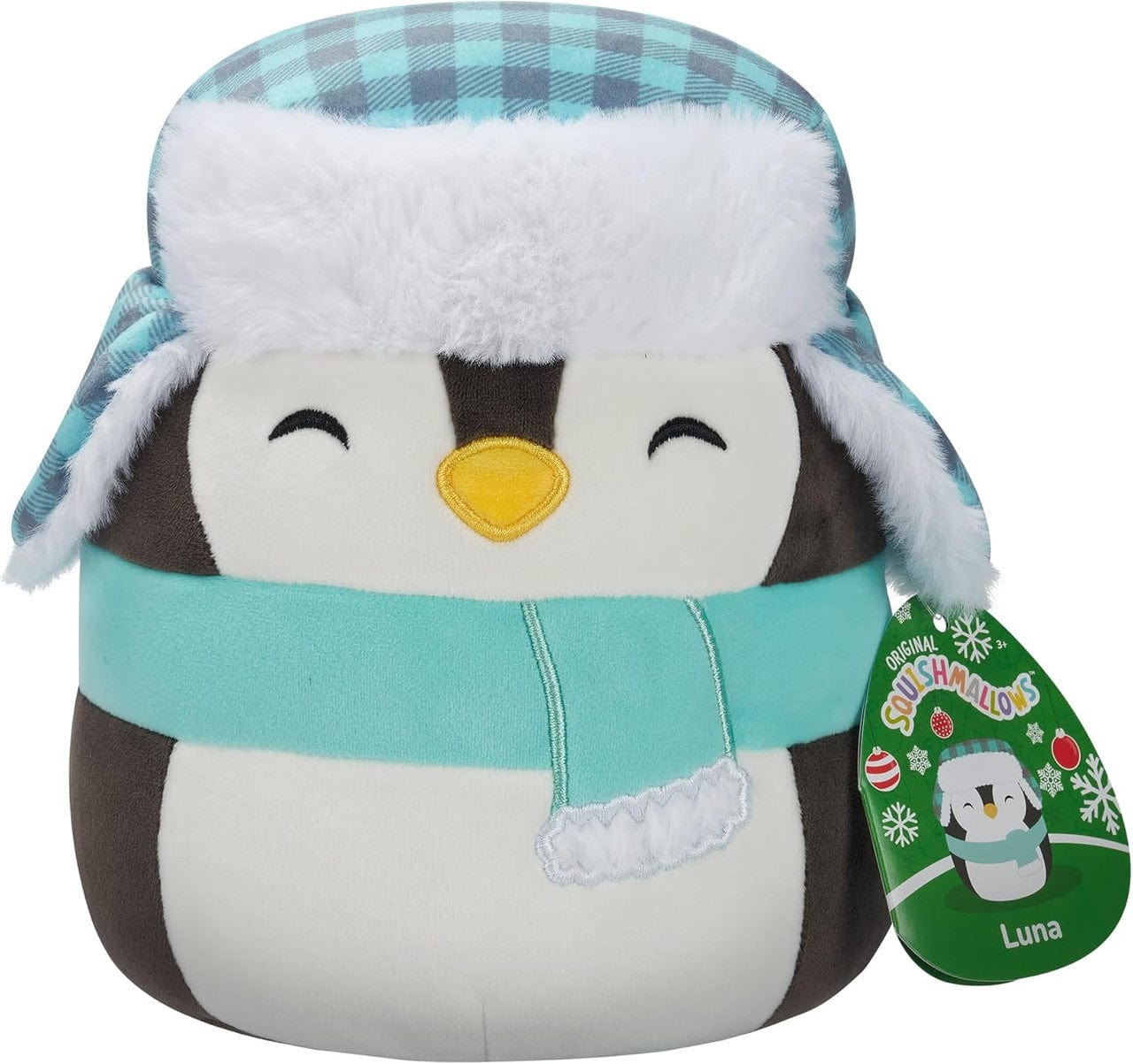 Squishmallows Luna the Black Penguin