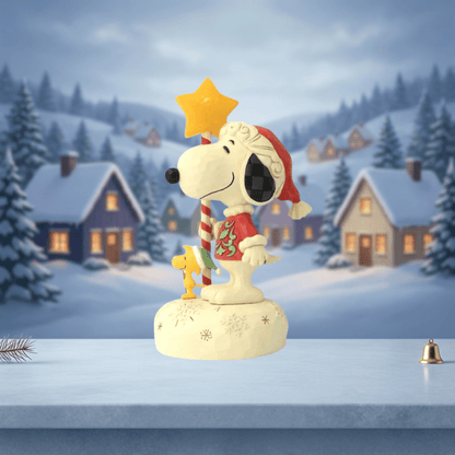 Star Light; Star Bright (Snoopy with Light Up Star Staff) Figurine Peanuts By Jim Shore 6018684